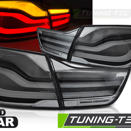 Bmw F32 F33 F36 2013-2016 Fanali Posteriori Led Bar Fumé