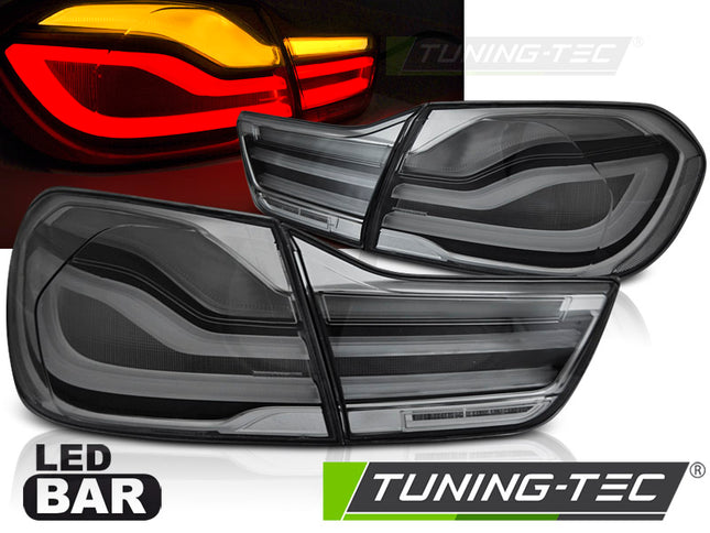 Bmw F32 F33 F36 2013-2016 Fanali Posteriori Led Bar Fumé