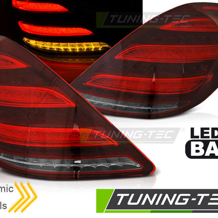 Mercedes W222 2013-2017 Classe S Fanali Posteriori Led Bar Rosso Bianco