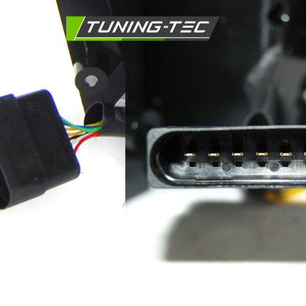 Vw T5 2003-2009 Fanali Posteriori Led Bar Neri Sequenziali