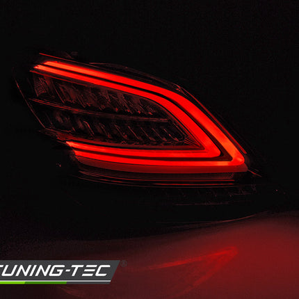 Mercedes W205 2014-2018 Classe C Fanali Posteriori Led Bar Rosso Seq