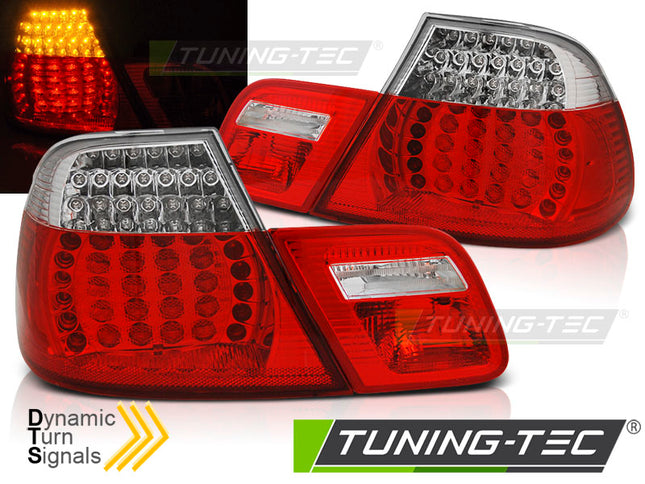 BMW E46 Coupé 1999-2003 Fanali Posteriori LED Rosso Bianco Sequenziali