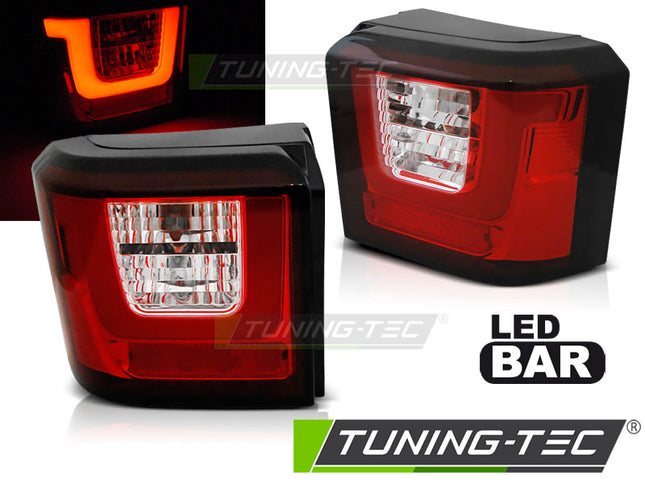 Vw T4 1990-2003 Fanali Posteriori Led Bar Rosso Bianco