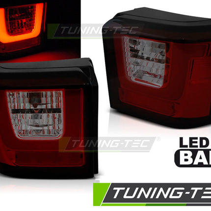 Vw T4 1990-2003 Fanali Posteriori Led Bar Rosso Fumé