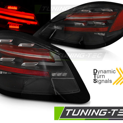 Porsche Boxster / Cayman 987 2009-2012 Fanali Posteriori Led Bar Neri