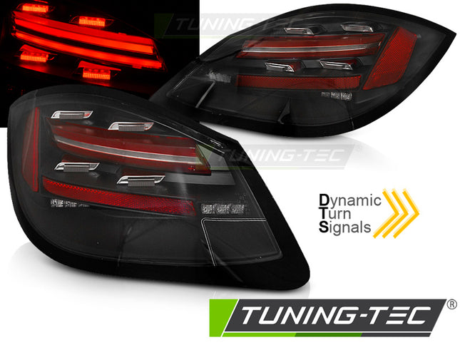 Porsche Boxster / Cayman 987 2009-2012 Fanali Posteriori Led Bar Neri