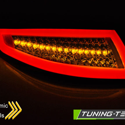 Porsche 911 997 2004-2009 Fanali Posteriori Led Bar Rosso Fumé Seq