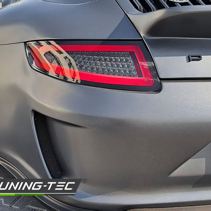 Porsche 911 997 2004-2009 Fanali Posteriori Led Bar Fumé Seq