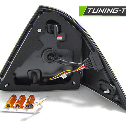 Mercedes W203 2000-2004 Berlina Fanali Posteriori Led Bar Rosso Fumé Seq