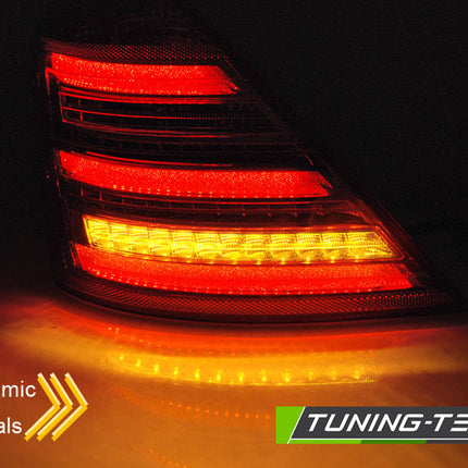 Mercedes S W221 2005-2009 Fanali Posteriori LED rosso fumé sequenziali