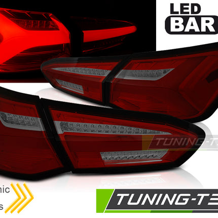 Ford Focus 4 2018-2021 Fanali Posteriori LED rosso fumé sequenziale Hatchback
