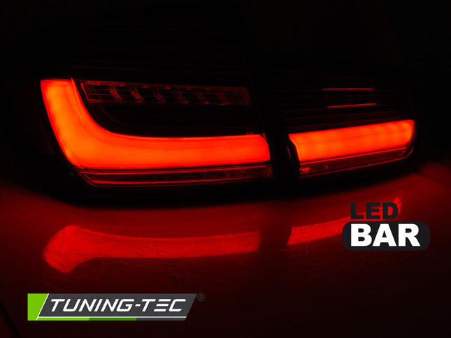 Bmw F30 2011-2018 Fanali Posteriori Led Bar Seq Neri