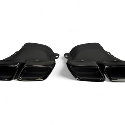 Diffusore con Terminali Neri per Mercedes GLE W166 Restyling AMG Line 2015-2019 - foto 5