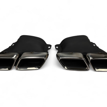 Diffusore con Terminali Cromati per Mercedes Classe S Coupé C217 / Cabrio A217 AMG 2014-2020 - foto 3