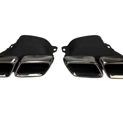 Diffusore con Terminali Cromati per Mercedes Classe C W205 / S205 Avantgarde e Standard 2014-2021 – Art. 205634 - foto 4