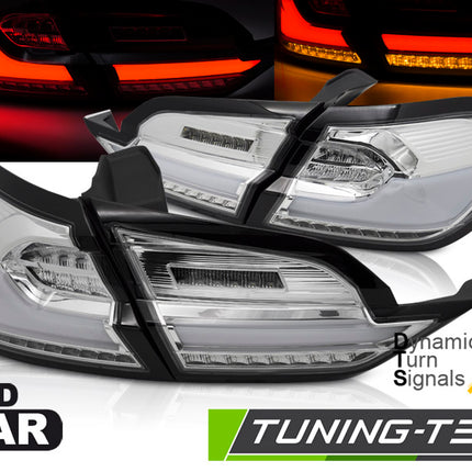 Ford Fiesta Mk8 2017-2021 Fanali Posteriori Led Cromati