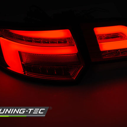 Audi A3 8P 5D 2003-2008 Fanali Posteriori Led Bar Rosso Bianco Seq