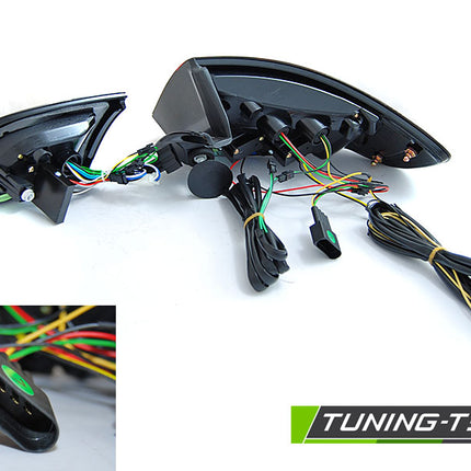 Audi A3 8P 5D 2003-2008 Fanali Posteriori Led Bar Rosso Bianco Seq