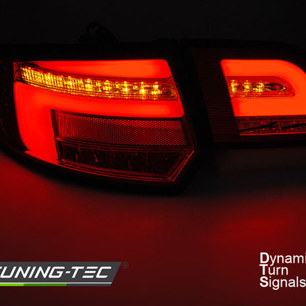 Audi A3 8P 5D 2008-2012 Fanali Posteriori Led Bar Rosso Bianco Seq