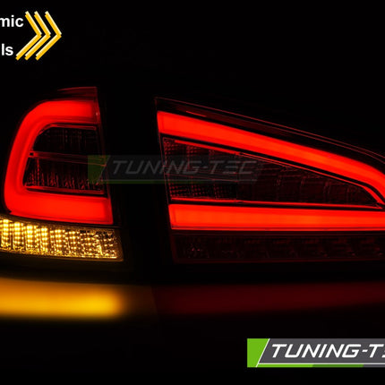 Ford Focus Mk 3 Sw 2011-2018 Fanali Posteriori Led Neri Seq