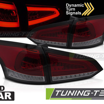 Ford Focus MK3 SW 2011-2018 Fanali Posteriori LED rosso fumé sequenziali