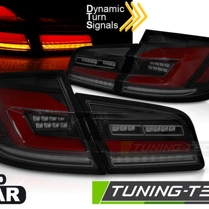 Bmw F10 2010-2016 Fanali Posteriori Led Bar Seq Fumé Neri