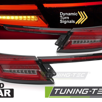 Toyota Gr86 2021- Fanali Posteriori Led Bar Rosso Bianco Seq