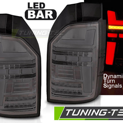 Vw T6 T6.1 2015-2021 Fanali Posteriori Led Bar Fumé Seq Oem Led