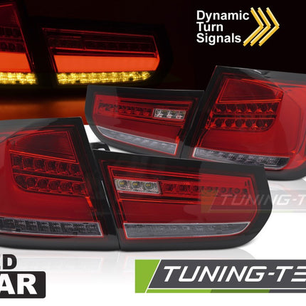 Bmw F30 2011-2015 Fanali Posteriori Led Bar Rosso Sequenziali