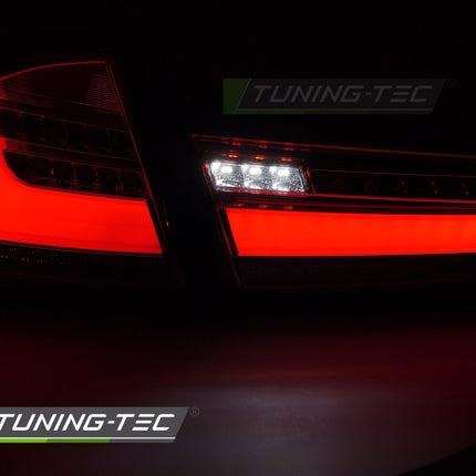 BMW F30 2011-2015 Fanali Posteriori LED BAR Rosso Fumé Sequenziali