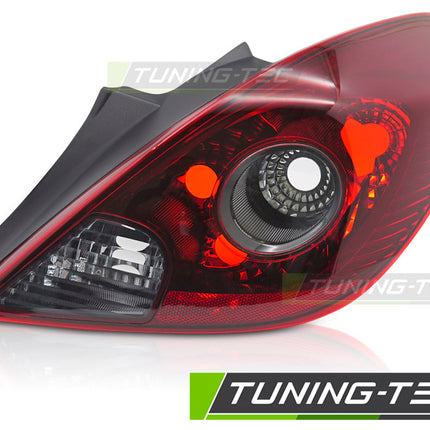 Opel Corsa D 2006-2011 3D Fanale Rosso Fumé Sport Lato Destro Tyc