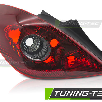 Opel Corsa D 2006-2011 3D Fanale Rosso Fumé Sport Lato Sinistro Tyc