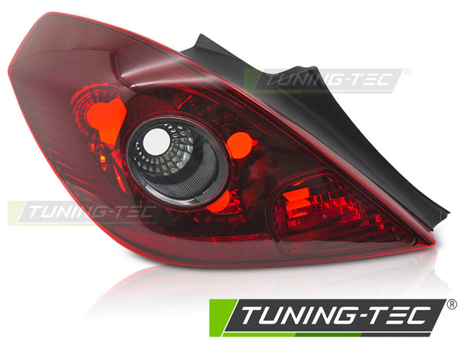 Opel Corsa D 2006-2011 3D Fanale Rosso Fumé Sport Lato Sinistro Tyc
