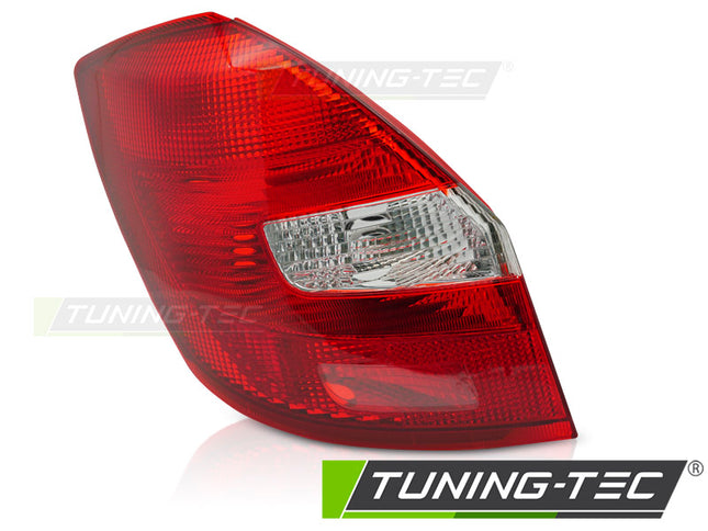 Skoda Fabia 2007-2014 Fanale Rosso Bianco Lato Sinistro Tyc
