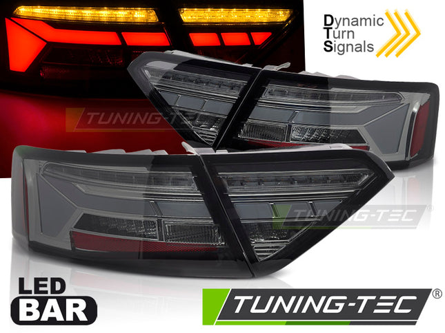 Audi A5 2011-2016 Fanali Posteriori Led Bar Fumé Sequenziali