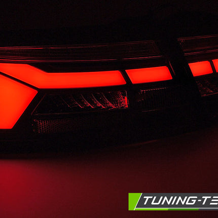 Audi A5 2011-2016 Fanali Posteriori Led Bar Rosso Fumé Sequenziali