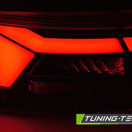Audi A5 2011-2016 Fanali Posteriori Led Bar Rosso Fumé Sequenziali