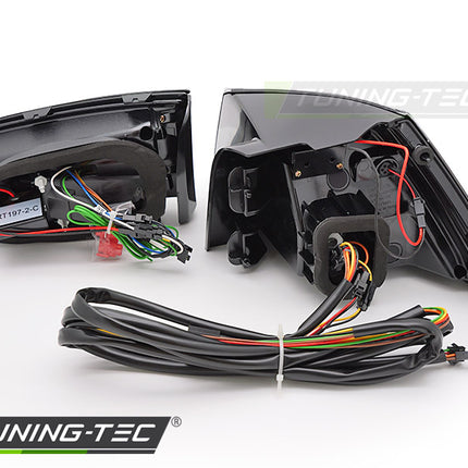Vw Golf 7 2013-2017 Sw Fanali Posteriori Led Neri Seq