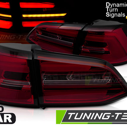 VW Golf 7 2013-2017 Fanali Posteriori LED rosso fumé sequenziali SW