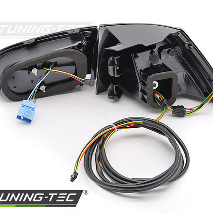 Vw Golf 7 2017-2019 Sw Fanali Posteriori Led Neri Seq