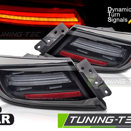 Toyota Gr86 2021- Fanali Posteriori Led Bar Neri Sequenziali