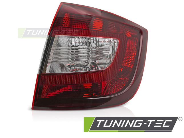 Skoda Rapid 2012-2017 Berlina Fanale Rosso Scuro Lato Destro Tyc