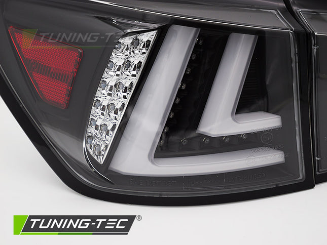 Lexus Is II 2006-2013 Fanali Posteriori Led Neri Led Sql
