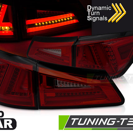 Lexus IS II 2006-2013 Fanali Posteriori LED rosso fumé sequenziale