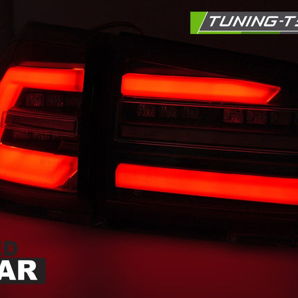 Vw Golf 7 2017-2019 Sw Fanali Posteriori Led Neri Fumé Con Sequenziali