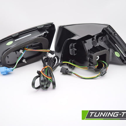 Vw Golf 7 2017-2019 Sw Fanali Posteriori Led Neri Fumé Con Sequenziali