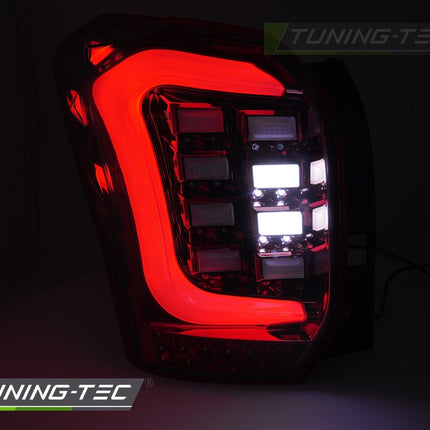 Subaru Forester Iv 2013-2018 Fanali Posteriori Led Bar Rosso Fumé