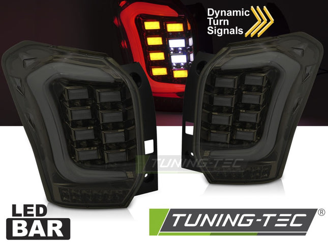 Subaru Forester Iv 2013-2018 Fanali Posteriori Led Bar Fumé Scuro