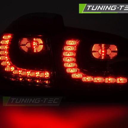 VW Golf 6 2008-2013 Fanali Posteriori LED rosso fumé sequenziali