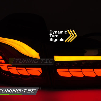 Vw Golf 6 2008-2013 Fanali Posteriori Led Rosso Led Oled